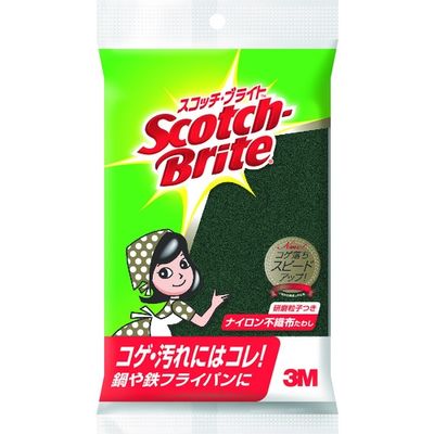 スリーエム ジャパン 3M スコッチ・ブライト 不織布たわしS グリーン A-11S 1セット(5個) 470-8351（直送品）