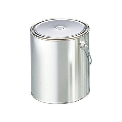 石井ブラシ産業 金属丸缶 1LW 1-3239-02 1セット(7個)（直送品）