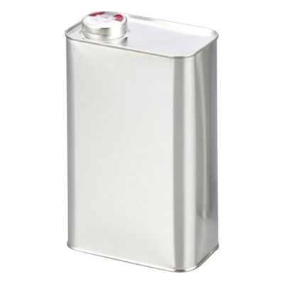 石井ブラシ産業 金属缶 角缶 2L 1-3239-06 1セット(4個)（直送品）