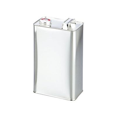 石井ブラシ産業 金属缶 角缶 4L 1-3239-07 1セット(4個)（直送品）