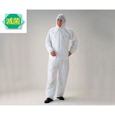 アズワン ディスポつなぎ服 ST(γ線滅菌済) 8-5666-31 1セット(4枚)（直送品）