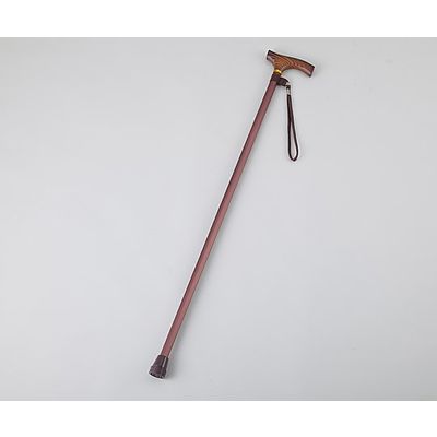 アズワン カラーステッキ (一本杖/ブラウン) 108 1セット(2本) 0-4405-01（直送品）