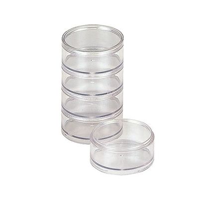 明邦化学工業 ラウンドケース L 1セット(7個) 0-7607-03（直送品）