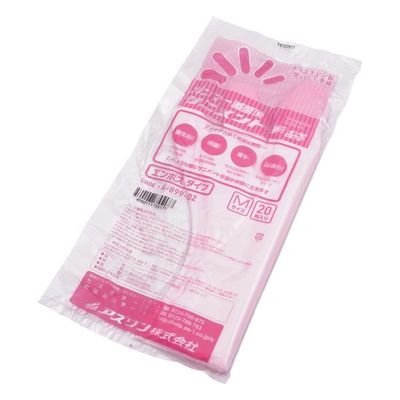 アズワン サニメント手袋 PE 外エンボス付 滅菌済 M 20枚入 6-899-02 1セット(200枚:20枚×10袋)（直送品）