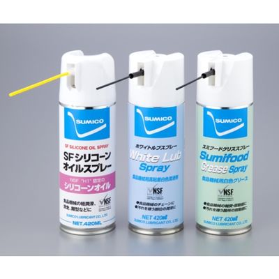 住鉱潤滑剤 グリーススプレー ー50~+200°C 2-3509-01 1セット(5本)（直送品）