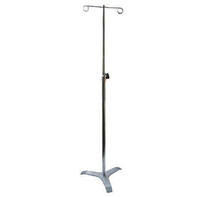 松吉医科器械 ガートル台(鉄製)3脚キャスターなし 07367000 1組(10台) 01-4865-02（直送品）