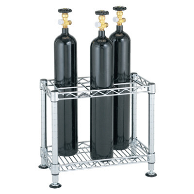 エレクター ボンベ架台(500L・6本用) GCR6 1台 23-5889-00（直送品）