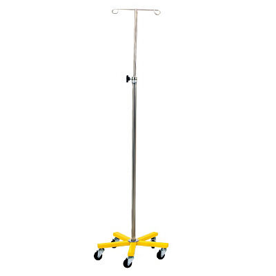 松吉医科器械 マイスコカラーガートル台（5脚）黄 MY-150Y MY-150YN-A 1台 01-4821-00（直送品）