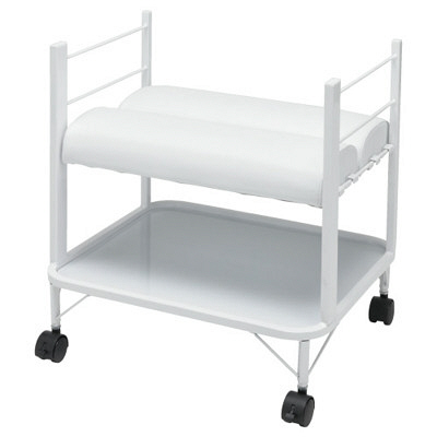 松吉医科器械 フットケア用ワゴン SN-FC001（ホワイト） SN-FC001 1台 23-3677-00（直送品）