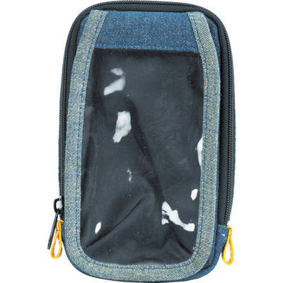 トラスコ中山 TRUSCO 【売切廃番】 デニムスマホケース 可動式タッチフィルム ブラック TDC-S202 1個 769-0100（直送品）