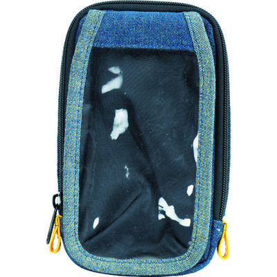 トラスコ中山 TRUSCO 【売切廃番】 デニムスマホケース 可動式タッチフィルム ブルー TDC-S201 1個 769-0096（直送品）