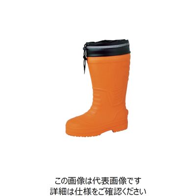 ジーベック XEBEC EVAめちゃ軽防寒長靴 85712 オレンジ 3L 85712-82-3L 1足 753-0501（直送品）