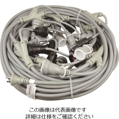 長谷川製作所 HASEGAWA 分岐ケーブル ESYシリーズ 12階用 防水ソケット 防水コネ ESY-3E-12 1本 762-1221（直送品）