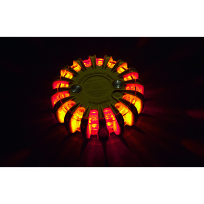 PowerFlare PF セーフティライト 赤・黄 PF210RAY 1個 762-9915（直送品）