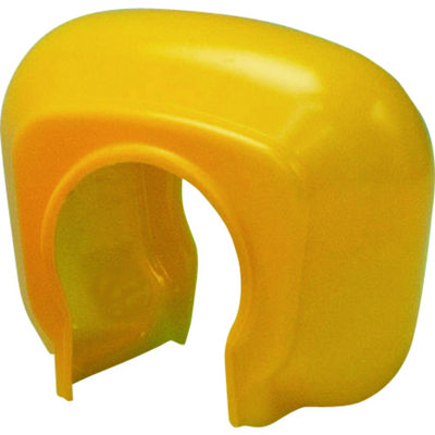 トラスコ中山 TRUSCO 単管クランプカバー イエロー (100個入) TTCK-Y 1箱(100個) 759-6677（直送品）