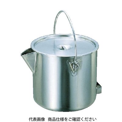 杉山工業 スギコ 18ー8ポット型バケツ(蓋付) SH-2029 1個 753-0838（直送品）