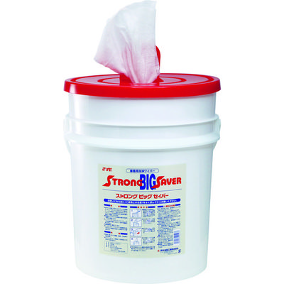 鈴木油脂工業 SYK ウェットワイパー ストロングビッグセイバー本体(機工用)(300枚入り) S-9703 1缶(300枚)（直送品）