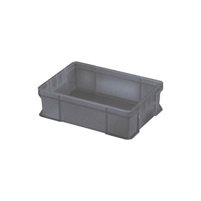 トラスコ中山 TRUSCO TTC型コンテナ 透明ブラック TTC-1-BK 1個 769-9760（直送品）