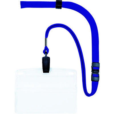 オープン工業 OP 吊り下げ名札 名刺サイズ 10枚 青 NL-8-BU 1袋(10枚) 754-6131（直送品）