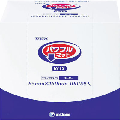 ユニ・チャーム パワフルマット GパワフルマットBOX 65×120 47948 1箱(1000枚) 760-4084（直送品）