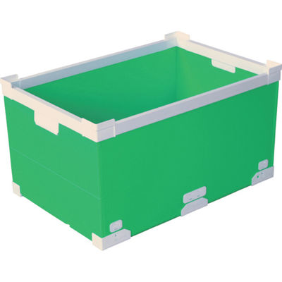 国盛化学 KUNIMORI プラダン折畳み FNSコンテナ 75L(SWコーナー)ライトグ 79501-FNS75L-LG 1個（直送品）