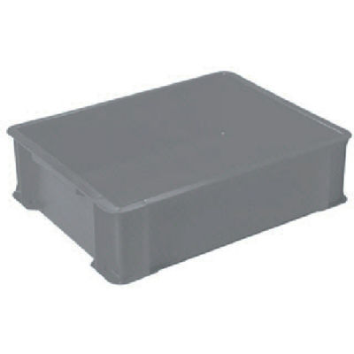 三菱ケミカル ヒシ S型コンテナ有効内寸398×308×106mm グレー S-14 GY 1個 497-7254（直送品）