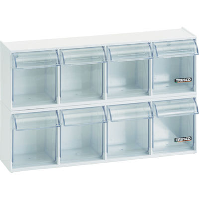トラスコ中山 TRUSCO クリアポケット2段セット CPB-2S 1台(1セット) 765-7749（直送品）