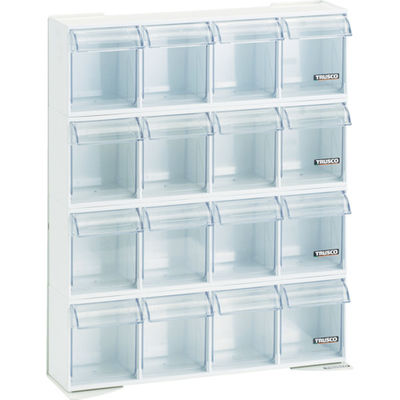 トラスコ中山 TRUSCO 卓上用クリアポケットスタンドセット CPBー4X4段 CPB-4S 1セット 765-7765（直送品）