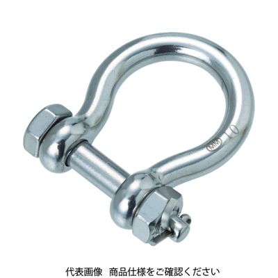 トラスコ中山 TRUSCO ステンレス ボルト止めオタフクシャックル 呼び13mm TOBS-13 1個 768-2662（直送品）