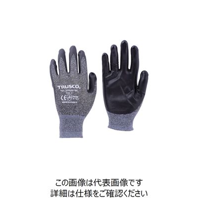 トラスコ中山 TRUSCO カラーニトリル背抜き手袋 ブラック M TGL-3595SP-BK-M 1双 770-0784（直送品）