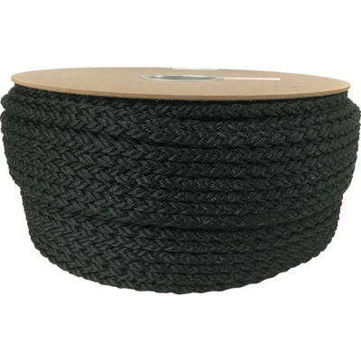 ユタカメイク ポリエステルクロス係留ドラム巻 12φ×100m 黒 PRD-61 1巻 754-1198（直送品）