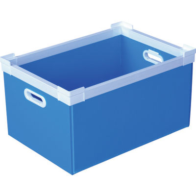 国盛化学 KUNIMORI プラダン NSコンテナ 40L(SWコーナー)ライトブルー 78102-NS40L-LB 1個 760-5641（直送品）