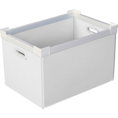 国盛化学 KUNIMORI プラダン NSコンテナ 50L(SWコーナー)ホワイト 78300-NS50L-WH 1個 760-5650（直送品）