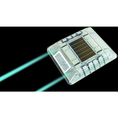 キャットアイ ルミナスアイ・マイティ ソーラー式点滅 片面 青 LE-260B2 1個 752-0221（直送品）