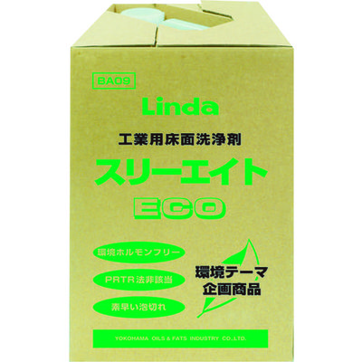 横浜油脂工業 Linda スリーエイトECO 18Kg/CS BA09 1個 754-0159（直送品）