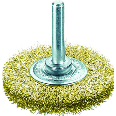 LESSMANN 軸付ホイルブラシ 真鍮線 0.2 φ30 413542 1個 752-1308（直送品）