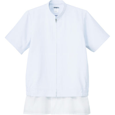 サーヴォ サンペックス クールフリーデ男女兼用半袖ジャンパー ホワイト 4L CD-637-4L 1着(1枚) 761-7259（直送品）