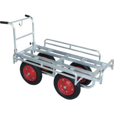 HARAX アルミ製運搬車 愛菜号 13×3Nノーパンクタイヤ 積載面1100~1250×420~620mm CH-1334N 1台（直送品）