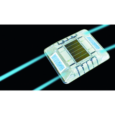 キャットアイ ルミナスアイ・マイティ ソーラー式常灯 両面 青 LE-260-2B 1個 495-3266（直送品）