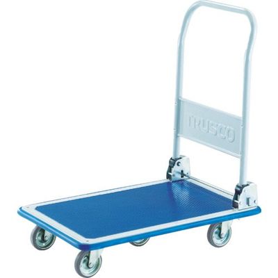 トラスコ中山 TRUSCO プレス製台車 ドンキーカート 折りたたみ式5輪型740×480 101N5 1台 414-4961（直送品）