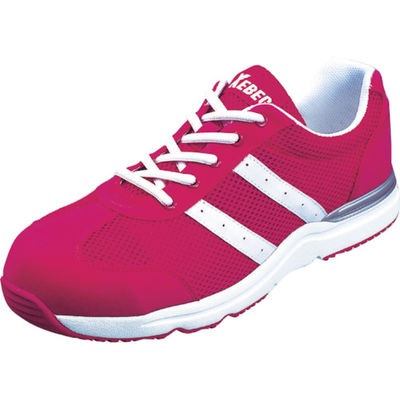 ジーベック XEBEC めちゃ軽セフティシューズ 85110 レッド 22.5CM 85110-71-225 1足 752-7551（直送品）