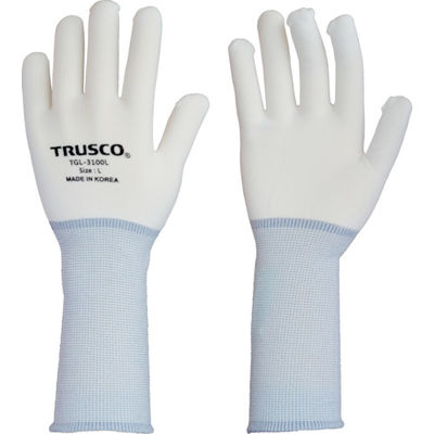 トラスコ中山 TRUSCO 【売切廃番】 ナイロンインナー手袋ロング(10双入) S TGL-3100L-10P-S 1袋(10双)（直送品）