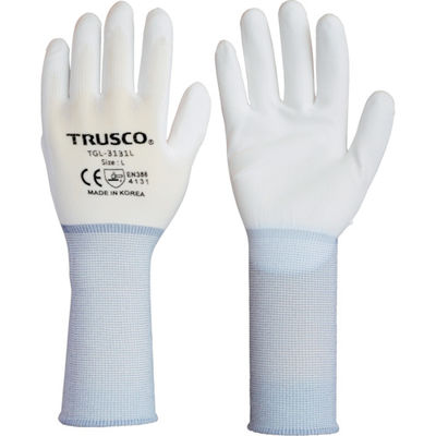 トラスコ中山 TRUSCO ナイロン手袋PU手のひらコートロング(10双入)M TGL-3131L-10P-M 1袋(10双) 770-0601（直送品）