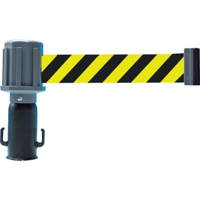 トラスコ中山 TRUSCO チェーンスタンド用バリアライン(標示テープ付) 黄・黒 TST-BR-1 1個 759-6481（直送品）