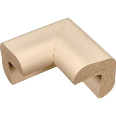 トラスコ中山 TRUSCO 安心クッション コーナー用 油面接着 極細 1個入 アイボリー TAC-79YS 1個 764-7522（直送品）