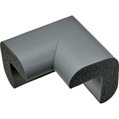 トラスコ中山 TRUSCO 安心クッション コーナー用 油面接着 細 1個入 ライトグレー TAC-69YS 1個 764-7468（直送品）