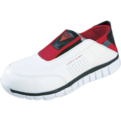 ジーベック XEBEC セフティシューズ 85128 ホワイト 24.5CM 85128-32-245 1足 752-9660（直送品）