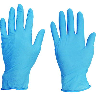 アンセル 耐薬品ニトリル使い捨て手袋 タッチエヌタフ NO92ー670 LL (100枚入) NO92-670-LL 1箱(100枚)（直送品）