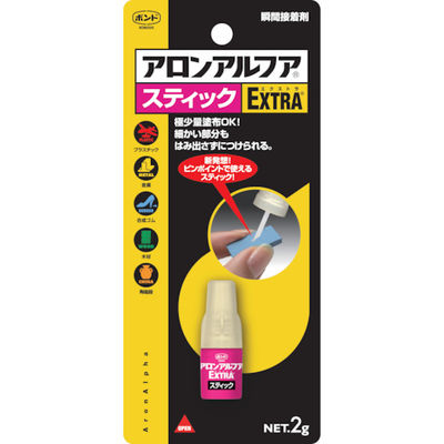 コニシ 瞬間接着剤 ボンド アロンアルフア EXTRAスティック 2g 04793 1本 752-0409（直送品）