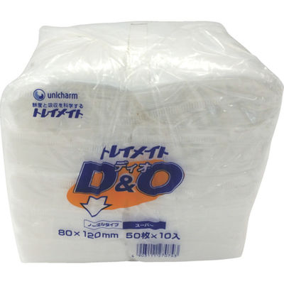 ユニ・チャーム トレイメイト Gトレイメイトディオ 80×120 (500枚入) 27074 1パック(500枚) 760-4017（直送品）